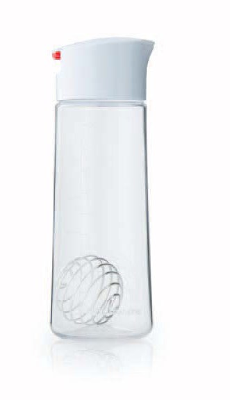 Whiskware™ glass dressing shaker bottle